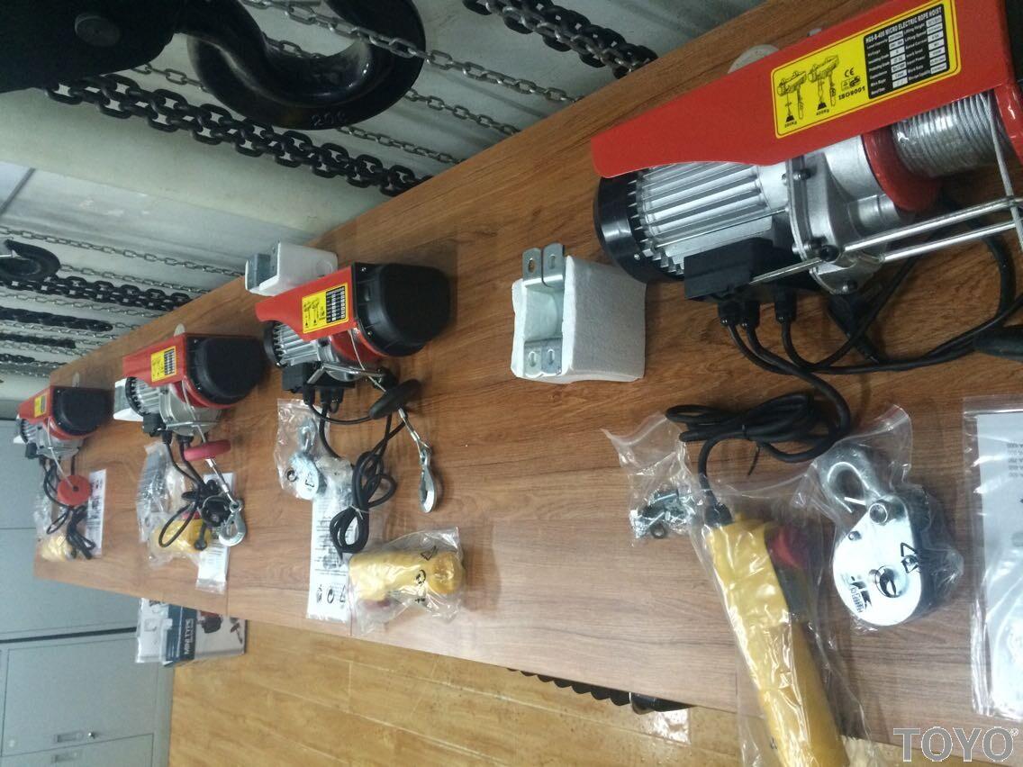 電動葫蘆的樣機(jī)展示